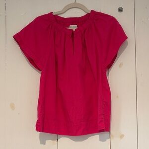 Free Assembly 100% cotton pink blouse